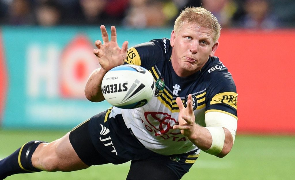 Cowboys player Ben Hannant will play in Bundaberg this weekend. (AAP Image/Tracey Nearmy) NO ARCHIVING EDITORIAL USE ONLY Cowboys player Ben Hannant will play in Bundaberg this weekend. (AAP Image/Tracey Nearmy) NO ARCHIVING EDITORIAL USE ONLY
